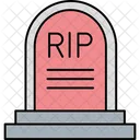 Funeral Grave Headstone Gravestone Icon