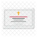 Funeral Notice Funeral Document Funeral Paper Icon