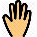 Funf Finger Handzeichen High Five Symbol