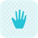 Funf Finger Handzeichen High Five Symbol