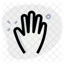 Funf Finger Handzeichen High Five Symbol