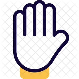 Fünf Finger  Symbol