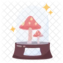 Magic Mushrooms Halloween Mushrooms Fungi Cloche Icon