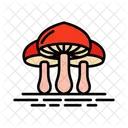 Fungi Mushroom Spores Icon