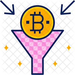 Funil bitcoin  Ícone