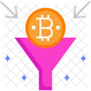 Funil bitcoin  Ícone