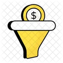 Funil De Vendas Funil De Marketing Funil De Negocios Ícone