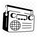 Radio Empfanger Lautsprecher Symbol