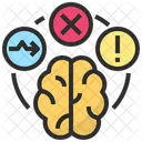 Dysfunktion Abnorm Gehirn Symbol