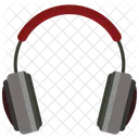 Funky Headphone Striped Headphones With Mic Headphone Icon