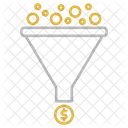 Funnel Coins Cash Icon
