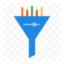 Funnel Sort Sorting Icon