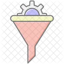 Funnel Lineal Color Icon Icon