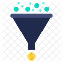 Funnel Coins Money Icon
