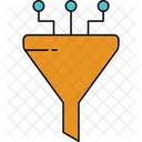 Funnel Sales Funnel Marketing Analysis Icon