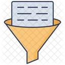 Funnel Filtering Filter Icon