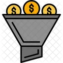 Funnel Marketing Revenue Icon