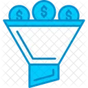Funnel Marketing Revenue Icon