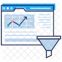 Funnel Analysis Funnel Chart Conversion Rate Icon