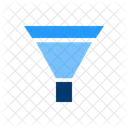Funnel Chart Conversion Rate Analytics Icon