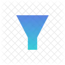 Funnel Chart Conversion Rate Analytics Icon