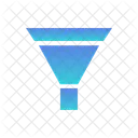 Funnel Chart Conversion Rate Analytics Icon