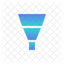Funnel Chart Conversion Rate Analytics Icon