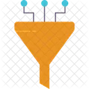Funnel Sales Funnel Marketing Analysis Icon