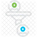 Funnel Process Flow Icon