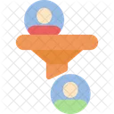 Funnel Process Flow Icon