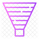 Funnel Stats Infography Icon