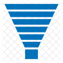 Funnel Stats Infography Icon