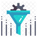 Funnel Gear Business And Finance Icon