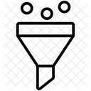 Conversion Funnel Funnel Filtration Icon