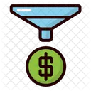 Funnel Funneling Business Icon