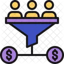 Funnel Conversion Advertising Icon