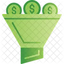 Funnel Marketing Revenue Icon