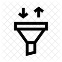 Funnel Refine Filtering Icon