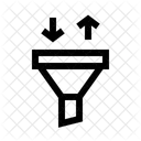 Funnel Refine Filtering Icon