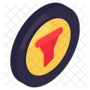 Funnel Filtration Extraction Icon