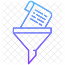 Funnel File Filter Icon