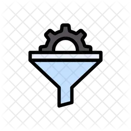 Funnel Sorting  Icon
