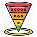 Funnel Steps  Icon