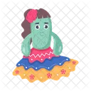 Funny Cactus Cactus Emoji Mexican Cactus Icon