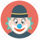 Circus Joker Tramp Clown Auguste Clown Icon