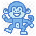Funny Monkey  Symbol