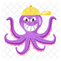 Funny Octopus  Icon