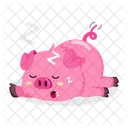 Pigs Stickers Cute Swine Cute Hog Icon