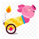 Funny Pig  Icon