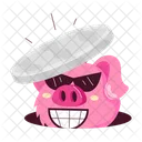 Funny Pig  Icon